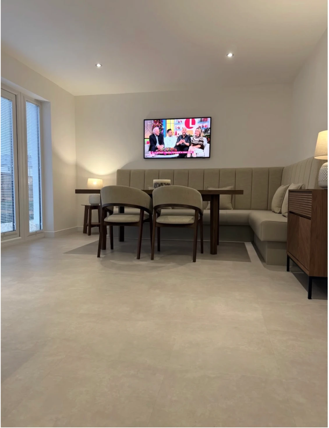 Large Format Tile Dining — Advanced Equity Management